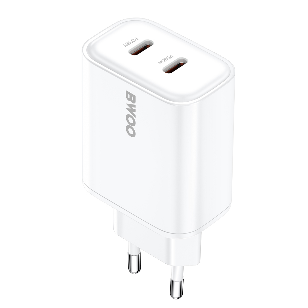 Netzteil BWOO CDA206, 35W, 3A, 2 x USB-C, Weiß