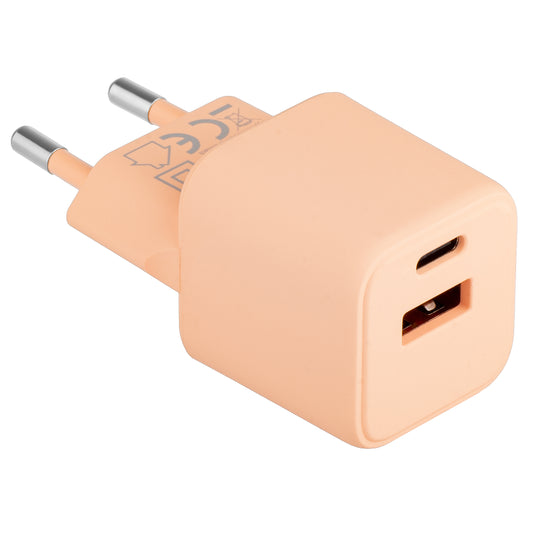 Netzwerk-Ladegerät Colourum CLS30-AC-14, 30W, 3A, 1 x USB-A - 1 x USB-C, Orange 