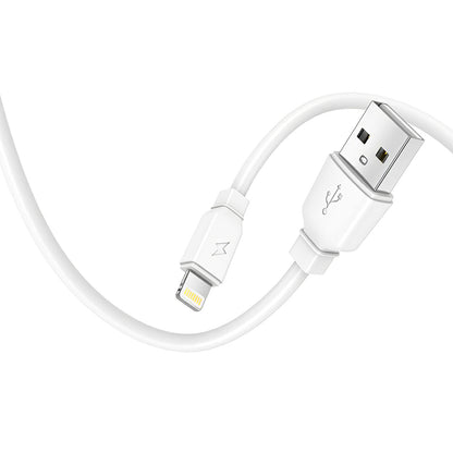 Netzwerkladegerät mit Lightning-Kabel Prestico F7S, 12 W, 2,4 A, 1 x USB-A, Weiß