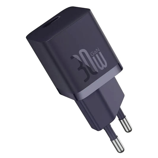 Netzladegerät mit USB-C Kabel Baseus GaN Mini 1C, 30W, 3A, 1 x USB-C, Lila P10110902523-00