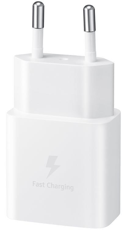 Netzwerkladegerät mit USB-C-Kabel Samsung, 15 W, 2 A, 1 x USB-C, Weiß EP-T1510XWEGEU