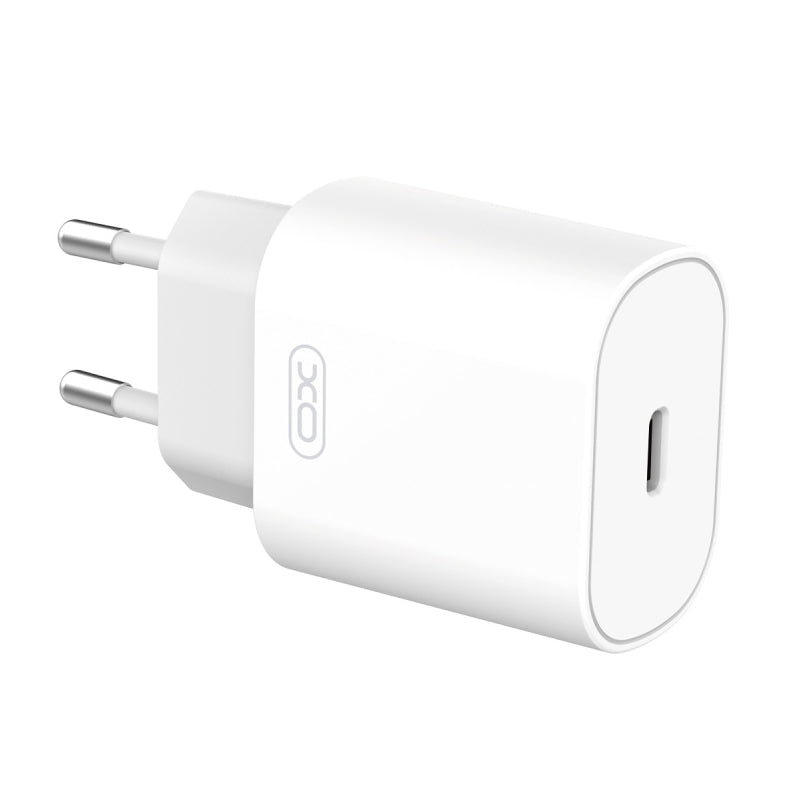 Netzladegerät XO Design, 25W, 3A, 1 x USB-C, Weiß
