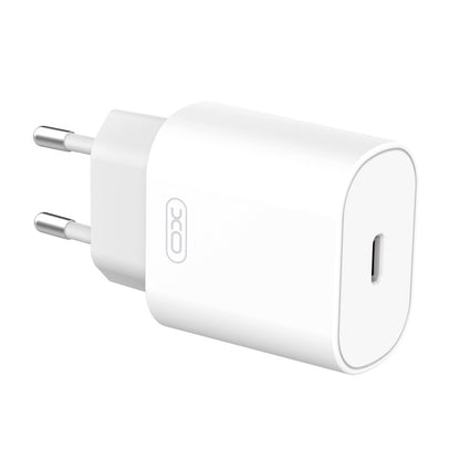 Netzladegerät XO Design, 25W, 3A, 1 x USB-C, Weiß
