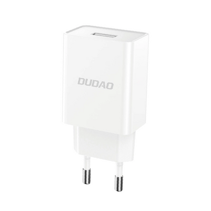 Netzladegerät mit USB-C Kabel Dudao A4EU, 10W, 2.1A, 1 x USB-A, Weiß