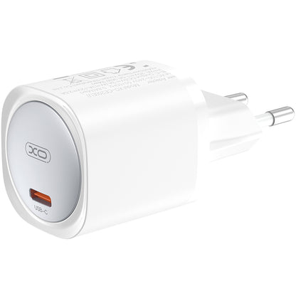 Netzwerkladegerät mit USB-C-Kabel XO Design CE20, 30 W, 3 A, 1 x USB-C, Weiß