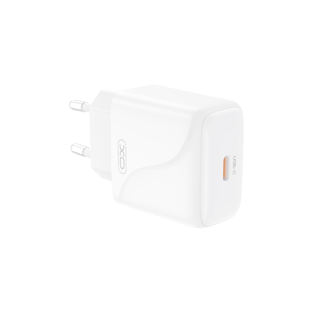 Netzladegerät mit USB-C Kabel XO Design L141, 20W, 3A, 1 x USB-C, Weiß
