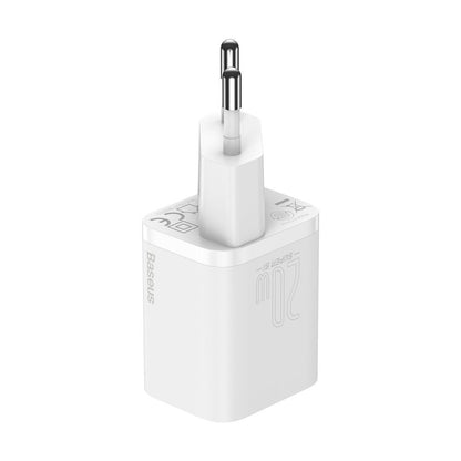 Netzwerkladegerät mit Lightning-Kabel Baseus Super Si, 20 W, 3 A, 1 x USB-C, Weiß TZCCSUP-B02