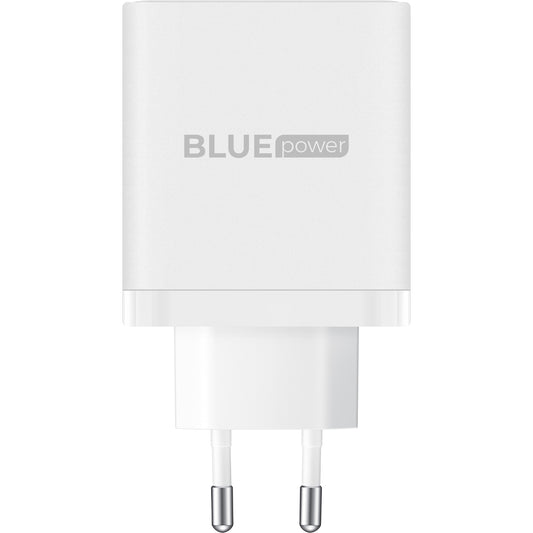 Netzwerkladegerät mit USB-C-Kabel BLUE Power BPCE04, 65 W, 3,25 A, 1 x USB-A – 2 x USB-C, Weiß