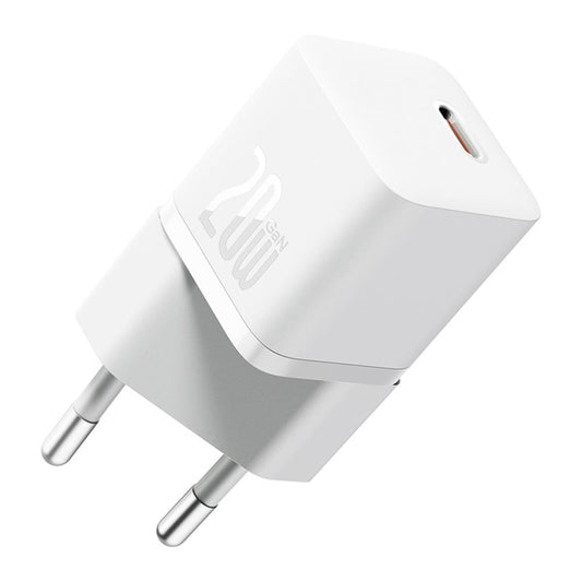 Netzladegerät mit USB-C Kabel Baseus GaN5, 20W, 3A, 1 x USB-C, Weiß P10110900213-01