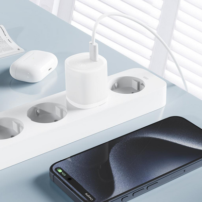 Netzladegerät mit USB-C Kabel XO Design L150, 30W, 3A, 1 x USB-C, Weiß