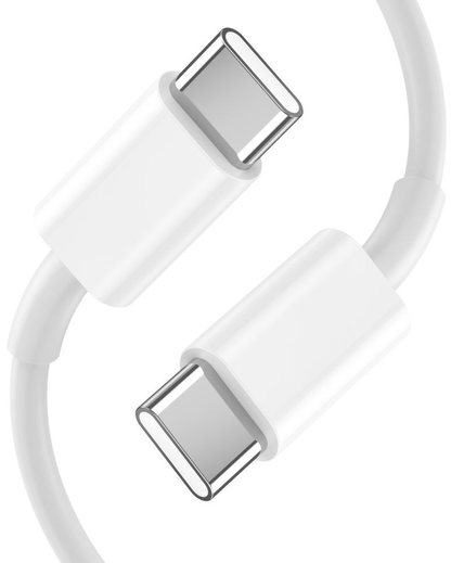 Netzladegerät mit USB-C-Kabel Tech-Protect C35W, 35W, 3A, 2 x USB-C, Weiß