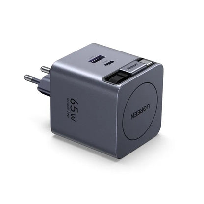 Netzladegerät mit USB-C Kabel UGREEN X615, 65W, 3A, 1 x USB-A - 1 x USB-C, Grau