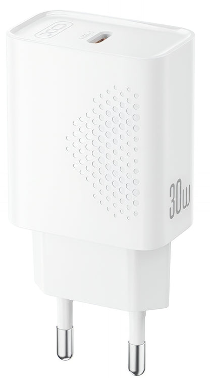 Netzladegerät mit USB-C Kabel XO Design L162, 30W, 3A, 1 x USB-C, Weiß