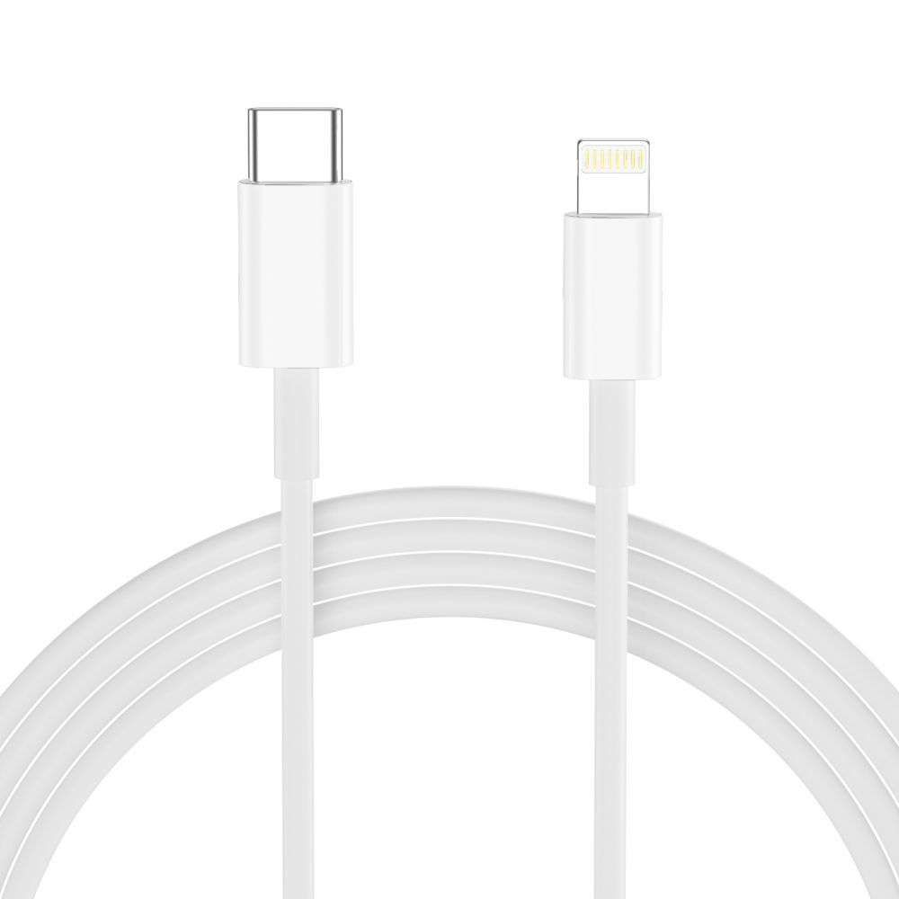 Netzteil mit Lightning-Kabel Tech-Protect NCA20, 20W, 3A, 1 x USB-A - 1 x USB-C, Weiß