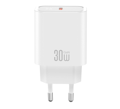Netzteil mit USB-C-Kabel XO Design CE41, 30W, 3A, 1 x USB-C, Weiß