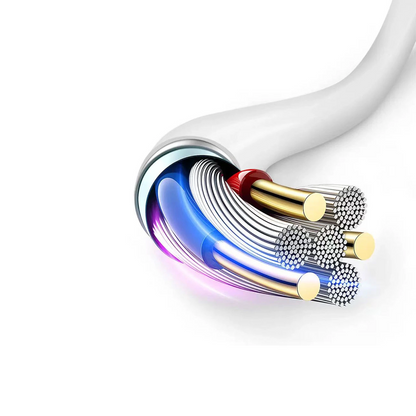 Netzladegerät mit USB-C Kabel Dudao A20EU, 18W, 3A, 1 x USB-A, Weiß
