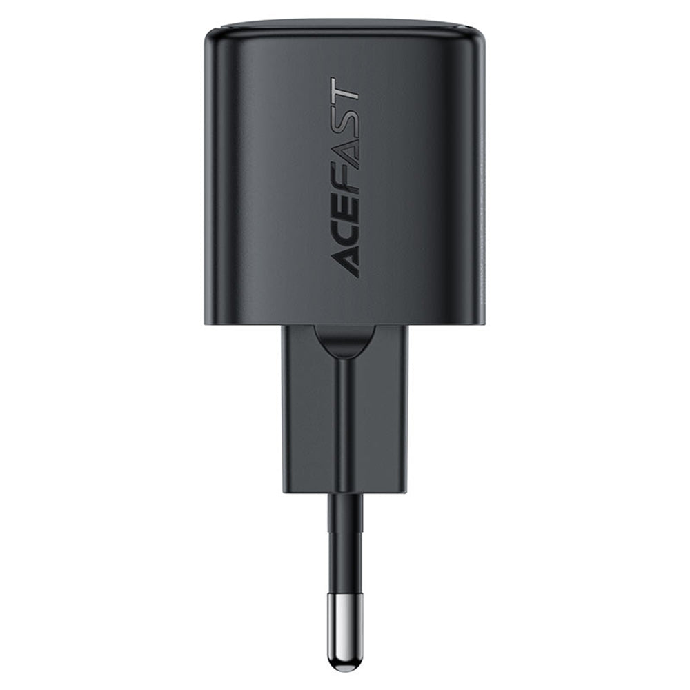 Netzladegerät mit USB-C Kabel Acefast A118, 30W, 3A, 1 x USB-C, Schwarz