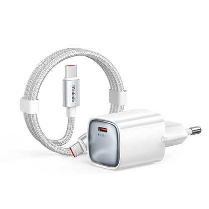 Netzteil mit USB-C-Kabel Mcdodo Nano CH-8263, 65W, 3,25A, 1 x USB-C, Weiß
