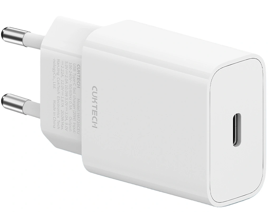 Cuktech HA716C Netzladegerät, 20W, 3A, 1 x USB-C, Weiß