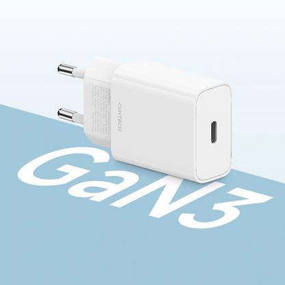 Cuktech HA716C Netzladegerät, 20W, 3A, 1 x USB-C, Weiß
