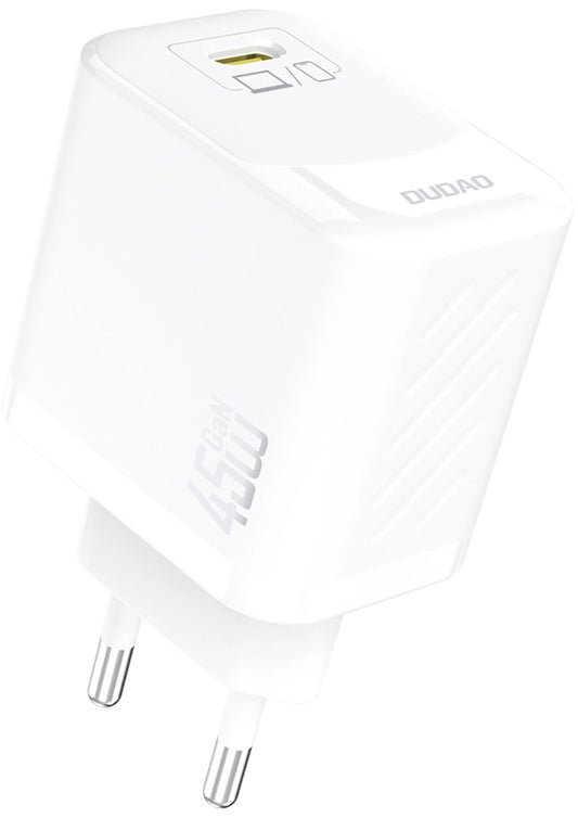 Netzladegerät Dudao A28, 45W, 3A, 1 x USB-C, Weiß