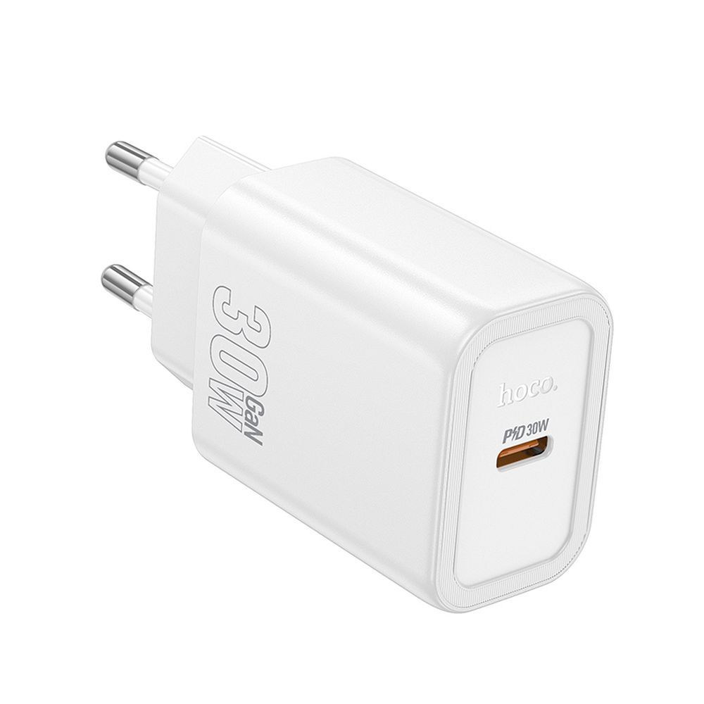 Netzladegerät HOCO N62, 30W, 3A, 1 x USB-C, Weiß