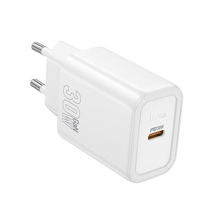 Netzladegerät HOCO N62, 30W, 3A, 1 x USB-C, Weiß