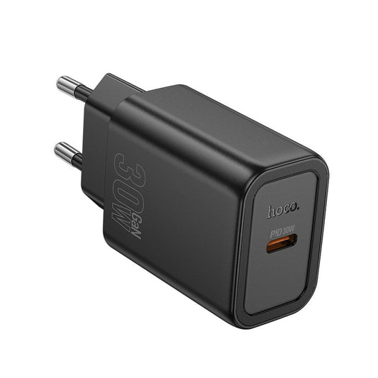 Netzladegerät HOCO N62, 30W, 3A, 1 x USB-C, Schwarz