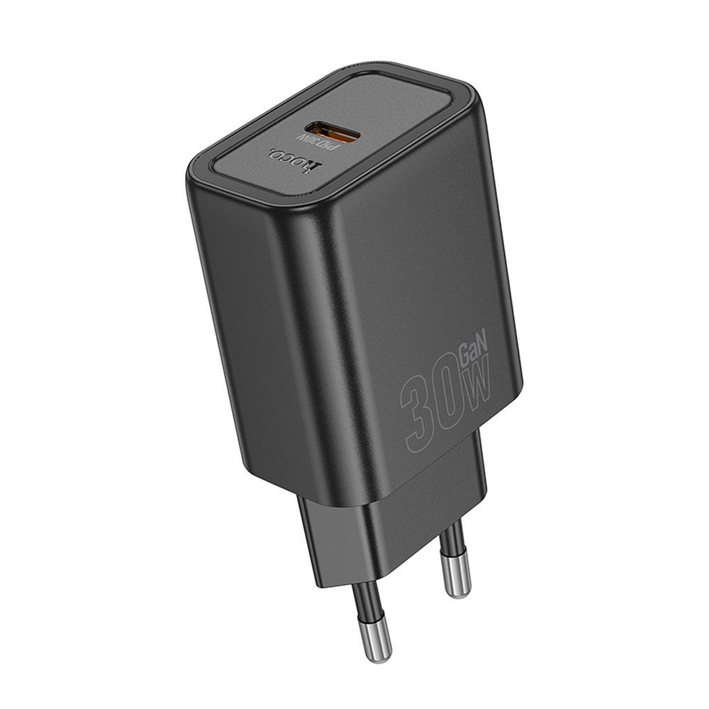 Netzladegerät HOCO N62, 30W, 3A, 1 x USB-C, Schwarz