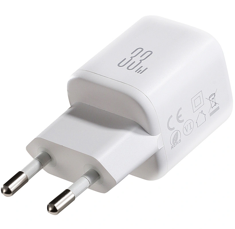 Netzladegerät Joyroom JR-TG7, 33W, 3A, 1 x USB-A - 1 x USB-C, Weiß