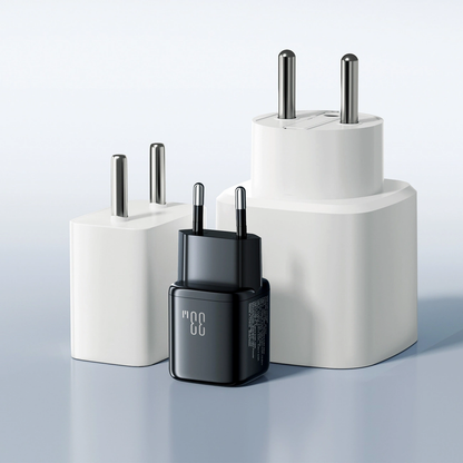 Netzladegerät Joyroom JR-TG7, 33W, 3A, 1 x USB-A - 1 x USB-C, Schwarz