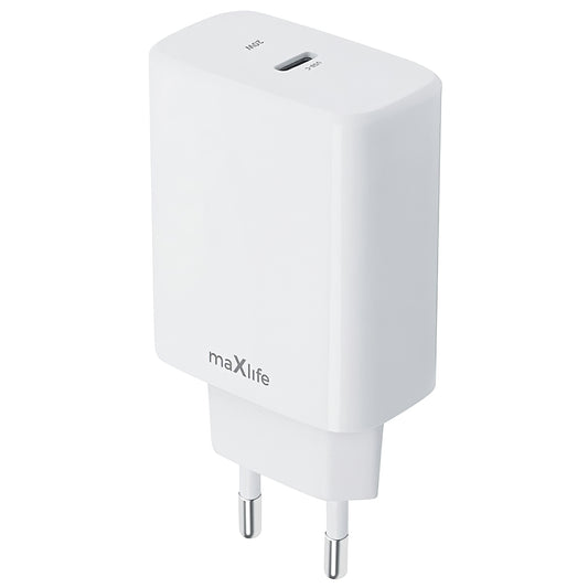 MaXlife MXTC-10-20C, 20W, 3A, 1 x USB-C, Weiß
