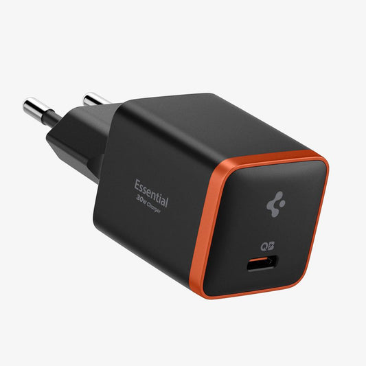 Spigen EE301EU Essential Netzladegerät, 30W, 3A, 1 x USB-C, Schwarz ACH08448