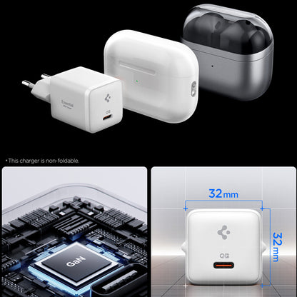 Netzladegerät Spigen EE301EU Essential, 30W, 3A, 1 x USB-C, Weiß ACH09492