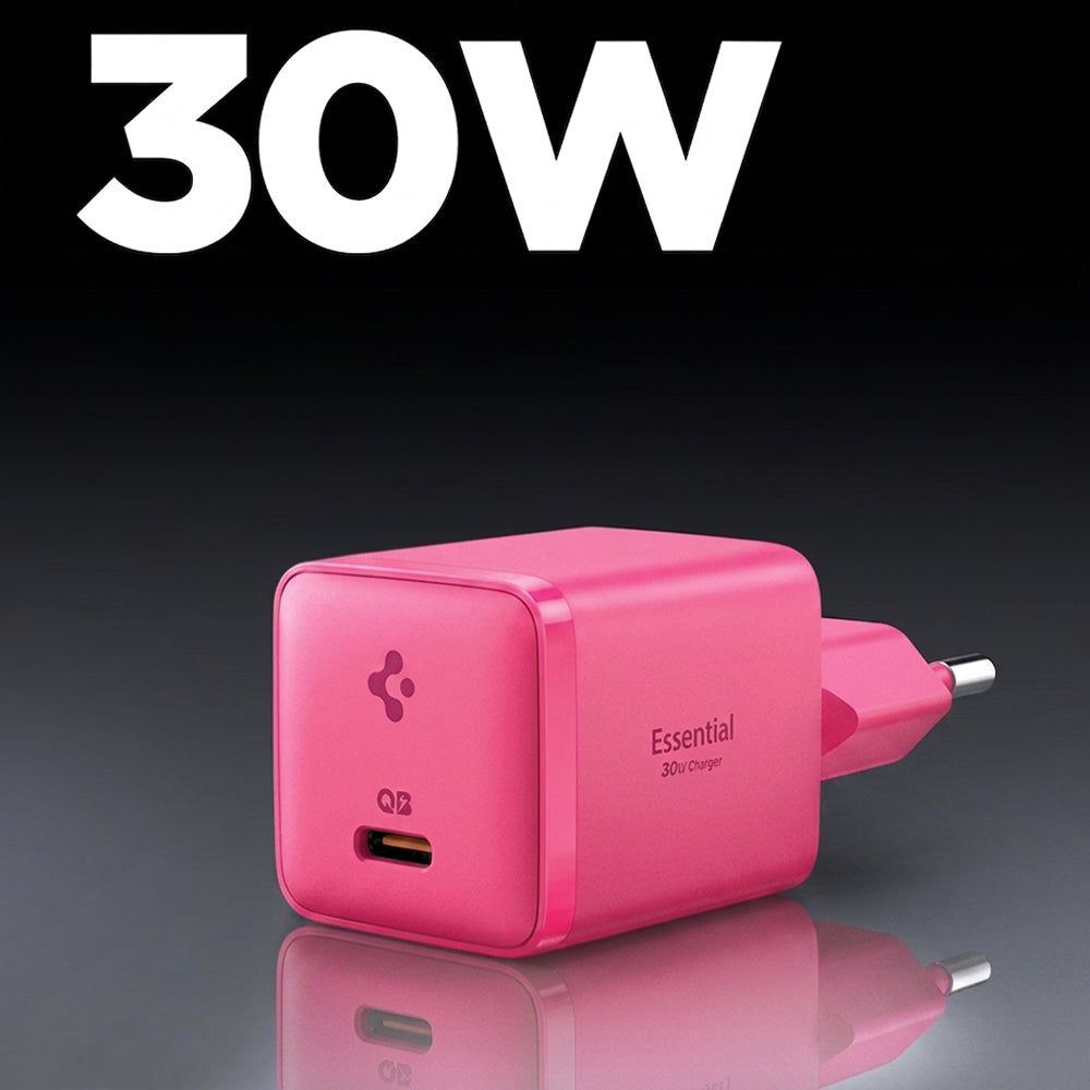 Spigen Netzladegerät EE301EU Essential, 30W, 3A, 1 x USB-C, Rosa ACH10449