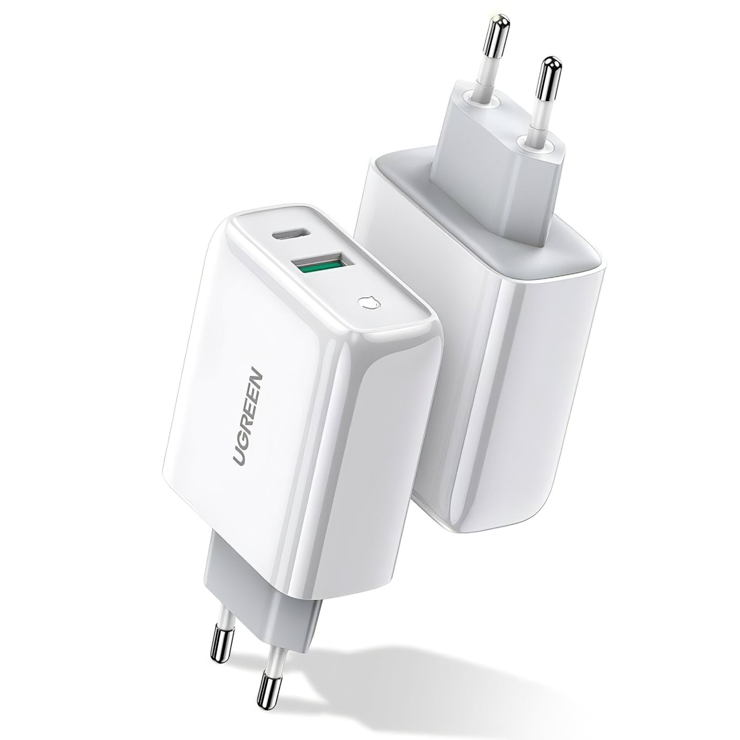 Netzwerkladegerät UGREEN CD170, 36W, 3A, 1 x USB-A - 1 x USB-C, Weiß