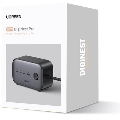 Verlängerungskabel UGREEN CD270, 2 x Schuko, Grau