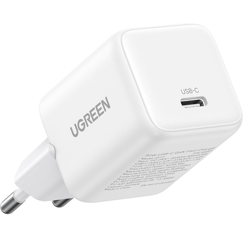 UGREEN X513 Netzladegerät, 30W, 3A, 1 x USB-C, Weiß