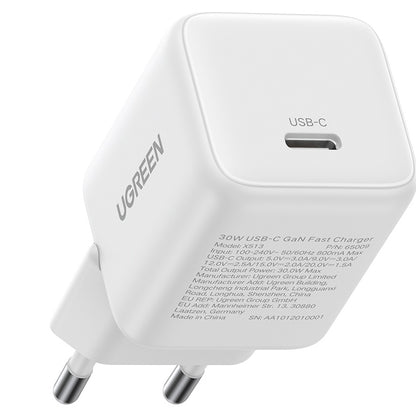UGREEN X513 Netzladegerät, 30W, 3A, 1 x USB-C, Weiß