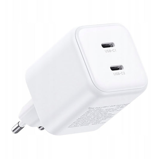 UGREEN Netzladegerät X526 (65154), 45W, 3A, 2 x USB-C, Weiß
