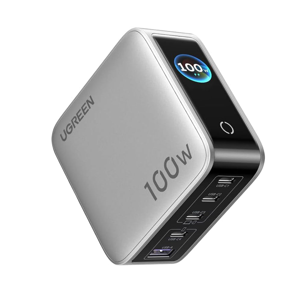 UGREEN X773 Netzladegerät (65620B), 100W, 1 x USB-A - 4 x USB-C, Grau