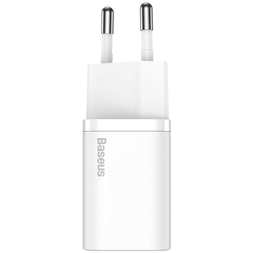 Baseus Super Si Netzwerkladegerät, 20 W, 3 A, 1 x USB-C, Weiß CCSUP-B02