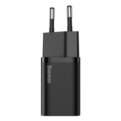 Baseus Super Si Netzwerkladegerät, 25 W, 3 A, 1 x USB-C, Schwarz CCSP020101