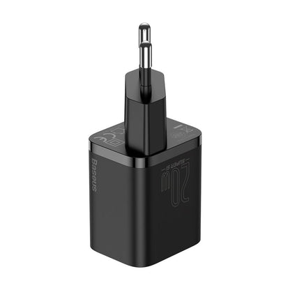 Baseus Super Si Netzwerkladegerät, 20 W, 3 A, 1 x USB-C, Schwarz CCSUP-B01