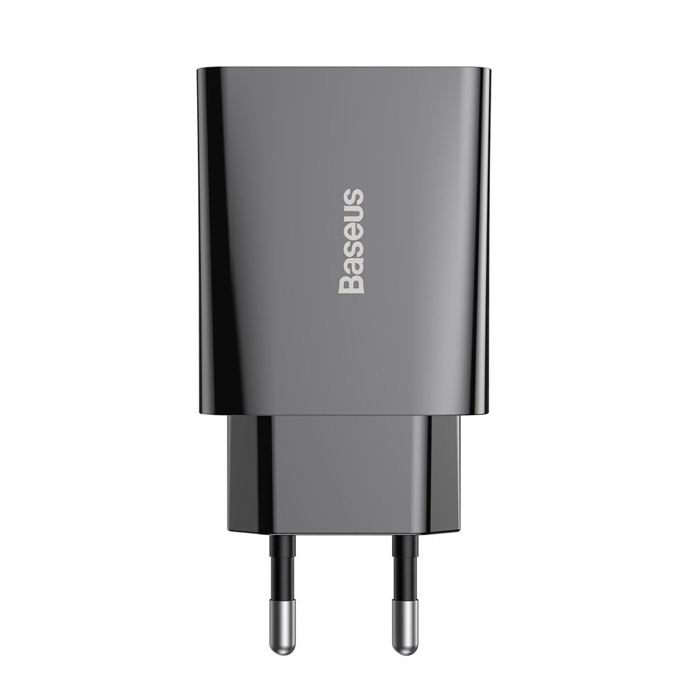 Baseus Speed ​​​​Network Ladegerät, 20 W, 3 A, 1 x USB-C, Schwarz CCFS-SN01