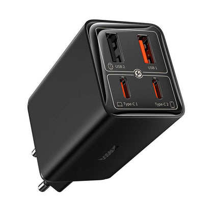 USB-C-Netzwerkladegerät Baseus GaN 6 Pro, 65 W, 3,25 A, 2 x USB-A – 2 x USB-C, Schwarz P10162701113-00