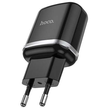 Netzladegerät HOCO N3, 18W, 3A, 1 x USB-A, Schwarz