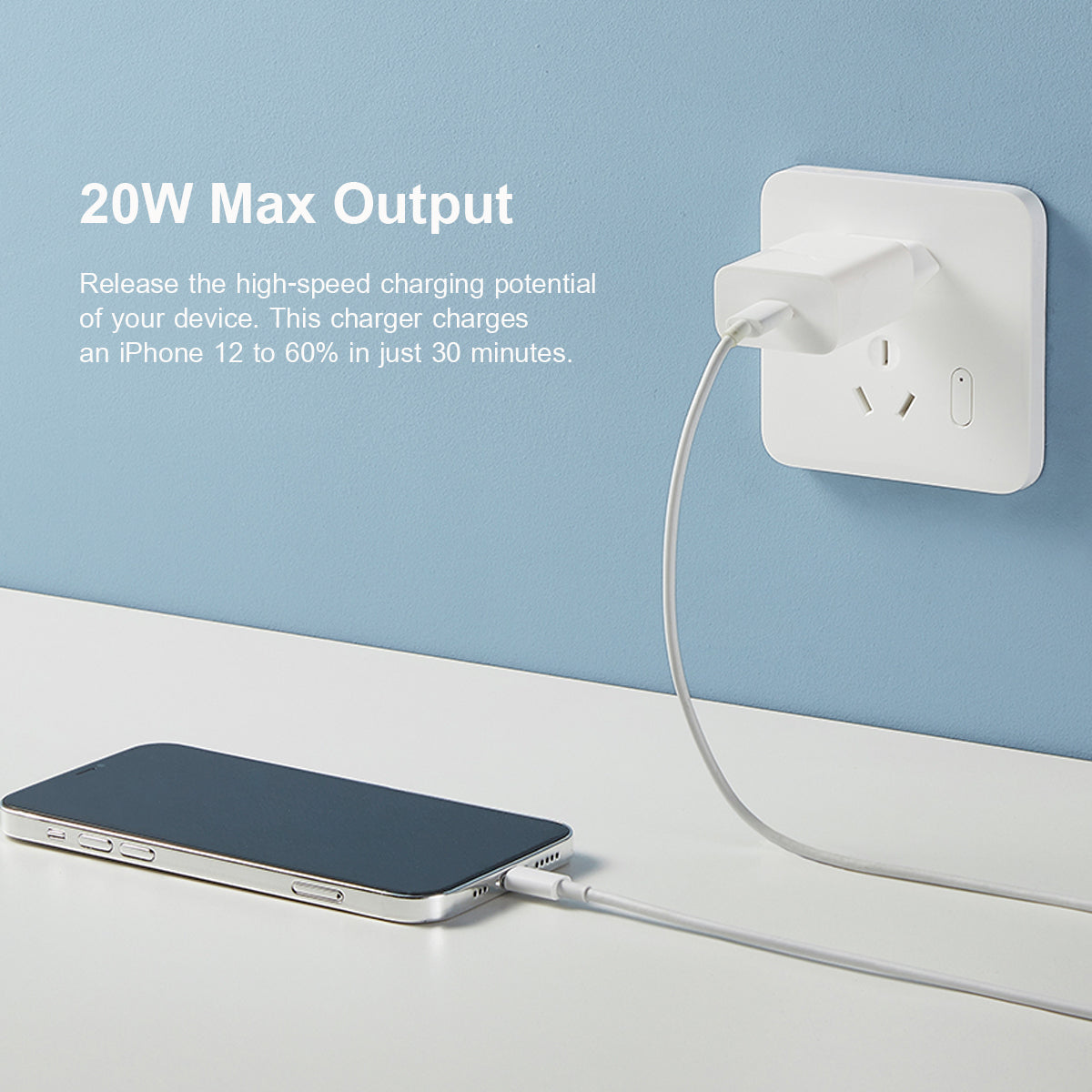 Xiaomi Netzwerkladegerät, 20 W, 3 A, 1 x USB-C, Weiß BHR4927GL