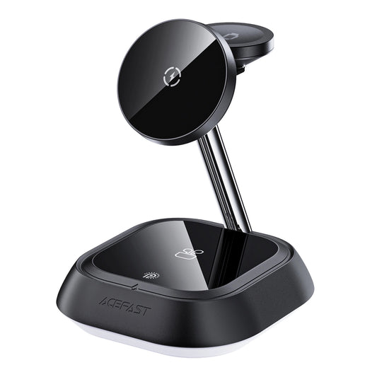 Acefast Wireless Network Charger E16 3in1, 15W, 1,67A, Schwarz