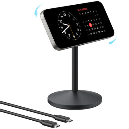 Anker MagGo Stand Wireless Network Charger, 15W, 1.67A, Black A25X1H11